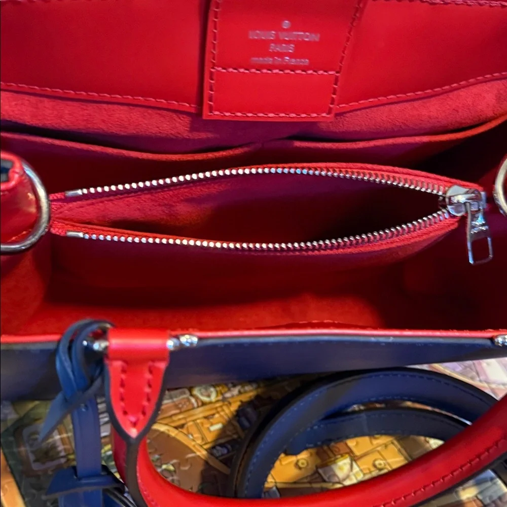 Louis Vuitton Epi Kleber PM Andigo Conquelicot 2 way shoulder/handbag. FL3178 - Picture 4 of 10